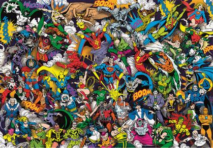 Clementoni - Impossible DC Comics - 1000 Piece Jigsaw Puzzle