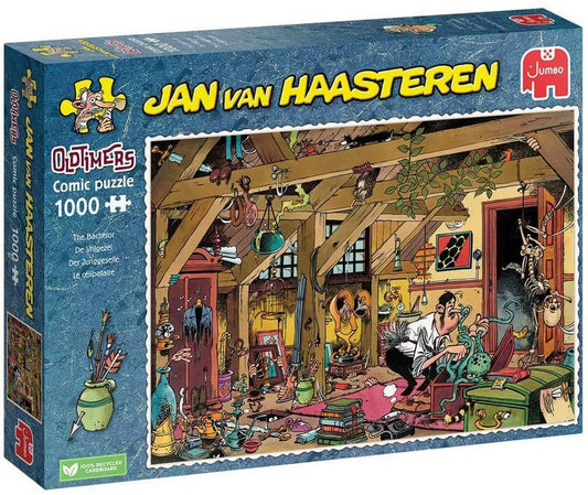 Jan Van Haasteren - Oldtimers The Batchelor - 1000 Piece Jigsaw Puzzle
