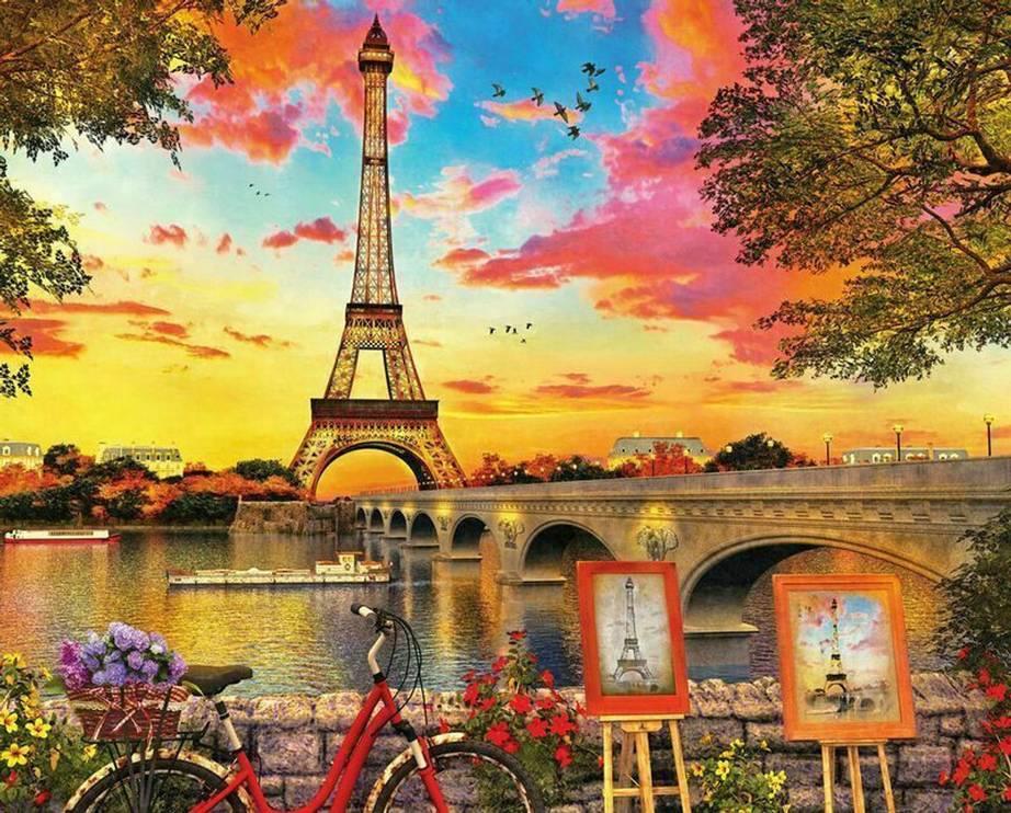 Springbok Paris Sunset, 1000-piece jigsaw puzzle
