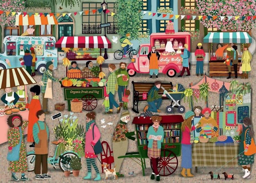 Ravensburger Street Market, 1000-piece jigsaw puzzle
