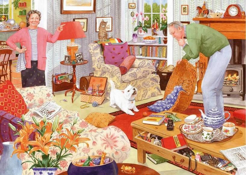 House of Puzzles - Where are my Glasses - 500XL Piece Jigsaw Puzzle