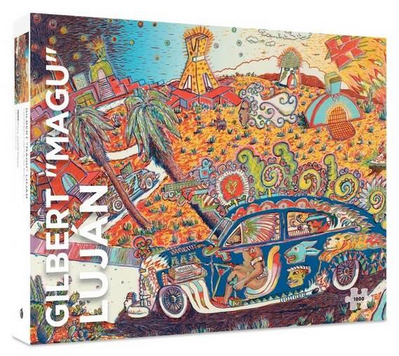 Pomegranate - Gilbert Magu Lujan - Cruising Turtle Island - 1000 Piece Jigsaw Puzzle
