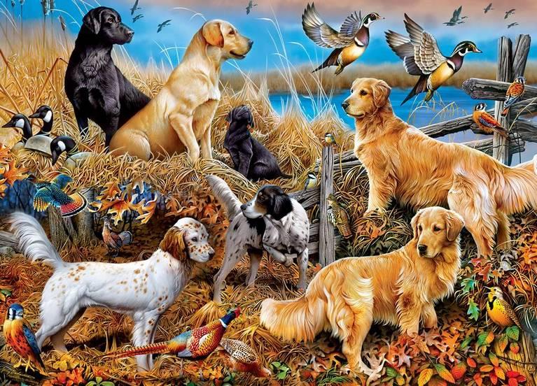 Masterpieces Mans Best Friends, 1000-piece jigsaw puzzle