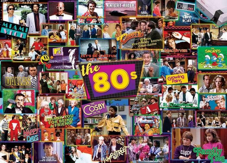 Masterpieces TV Time - 80s Shows, 1000-piece jigsaw puzzle