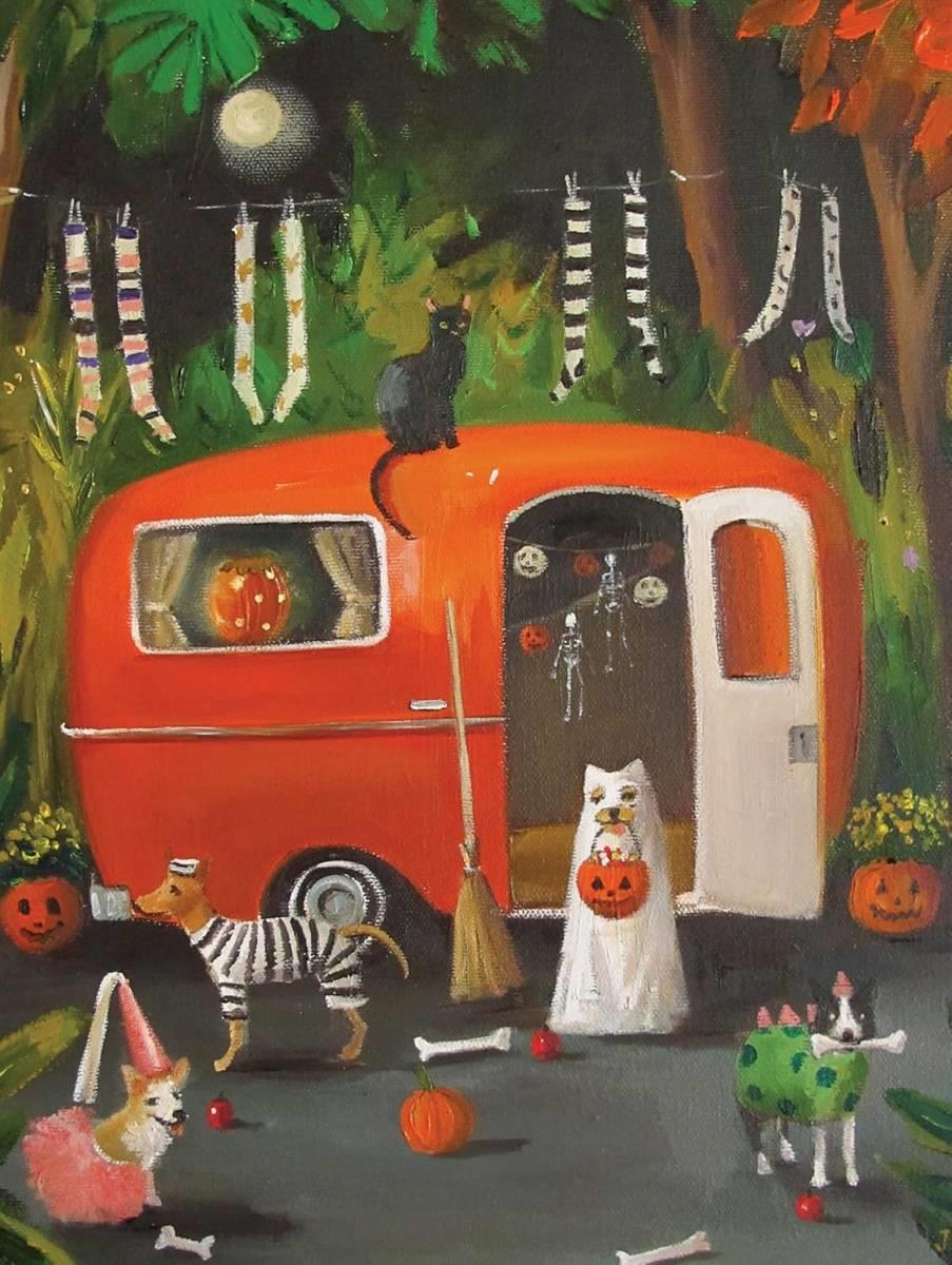 New York Puzzle Company The Dogs of Halloween, 500-piece jigsaw puzzle