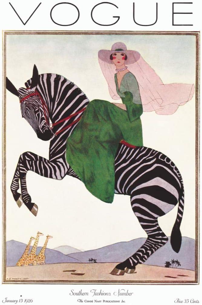 New York Puzzle Company - Lady on a Zebra - 500 Piece Jigsaw Puzzle
