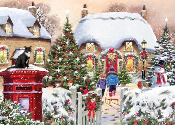Otter House - Holly Cottage - 1000 Piece Jigsaw Puzzle