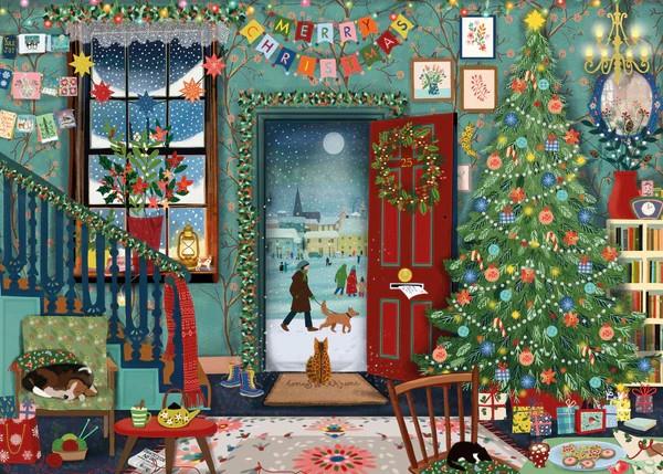 Otter House - Ready for Christmas - 1000 Piece Jigsaw Puzzle