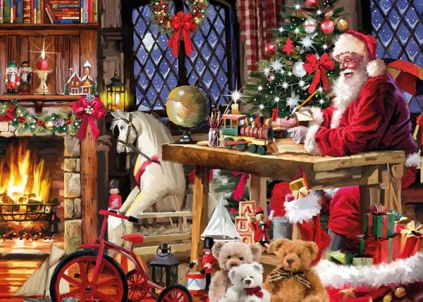 Otter House - Santas Workshop - 1000 Piece Jigsaw Puzzle