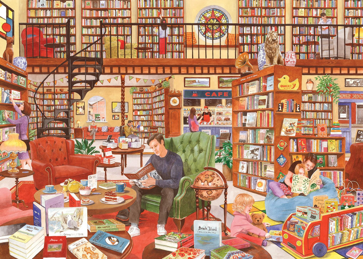 House of Puzzles - Tea and Tales - 500 Piece Jigsaw Puzzle