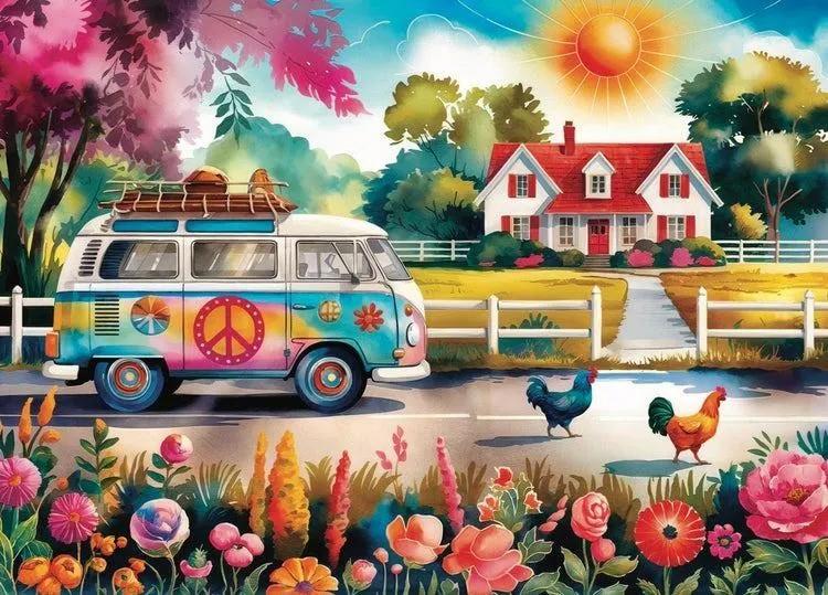 JaCarou - Fields of Freedom - 1000 Piece Jigsaw Puzzle