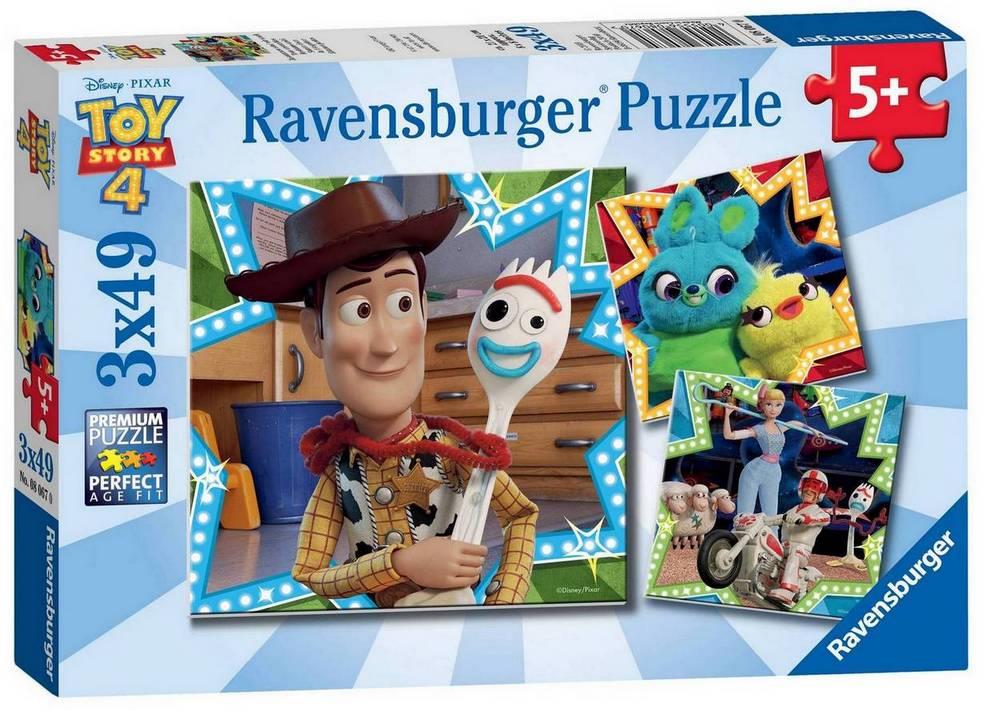 Ravensburger - Toy Story 4 - 3 x 49 Piece Jigsaw Puzzle