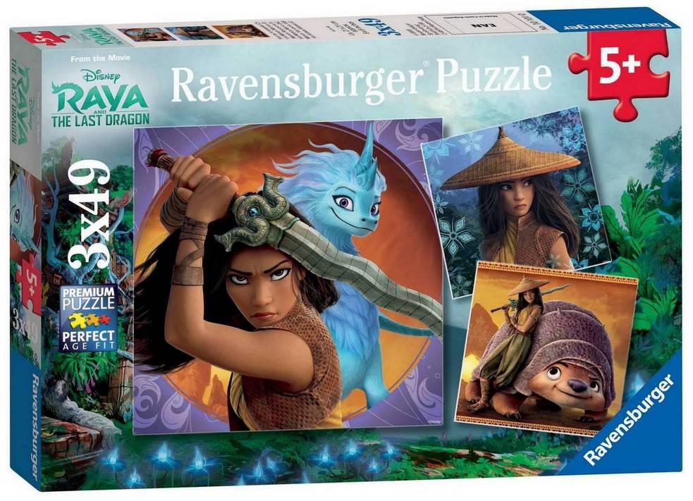 Ravensburger - Raya The Last Dragon - 3 x 49 Piece Jigsaw Puzzle