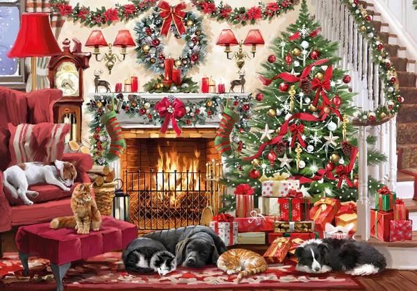 Otter House - Around the Tree - 500 Piece Jigsaw Puzzle
