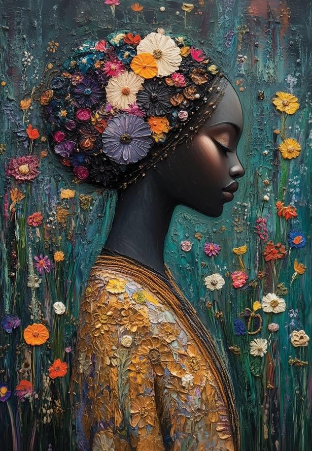 Anatolian - Pretty African Girl - 500 Piece Jigsaw Puzzle