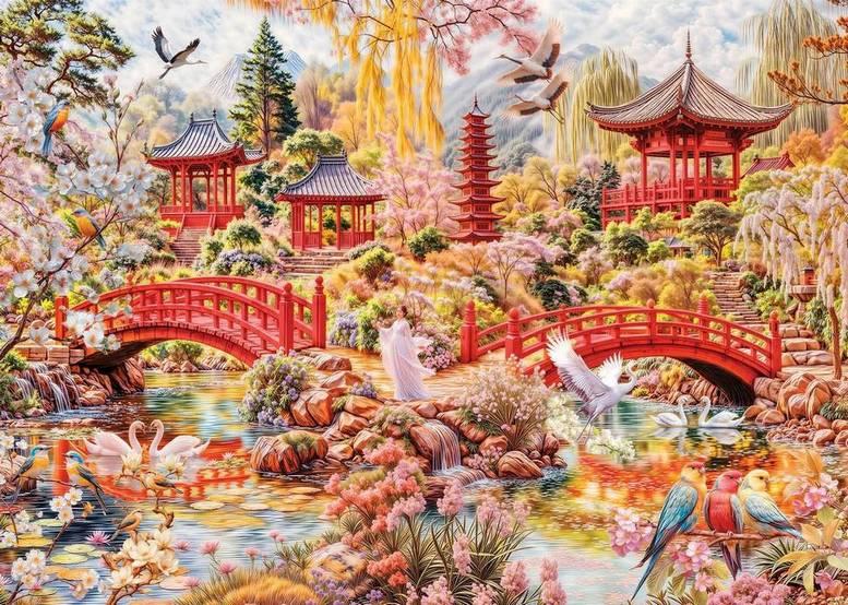 Anatolian - Japanese Garden - 3000 Piece Jigsaw Puzzle