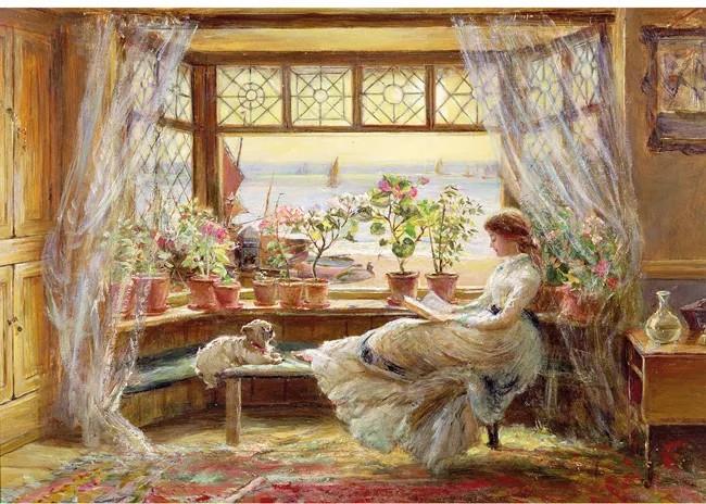 Wentworth Reading by the Window Hastings, 250-piece jigsaw puzzle