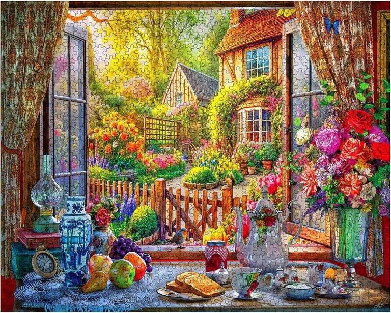 White Mountain Country Breakfast, 1000-piece jigsaw puzzle