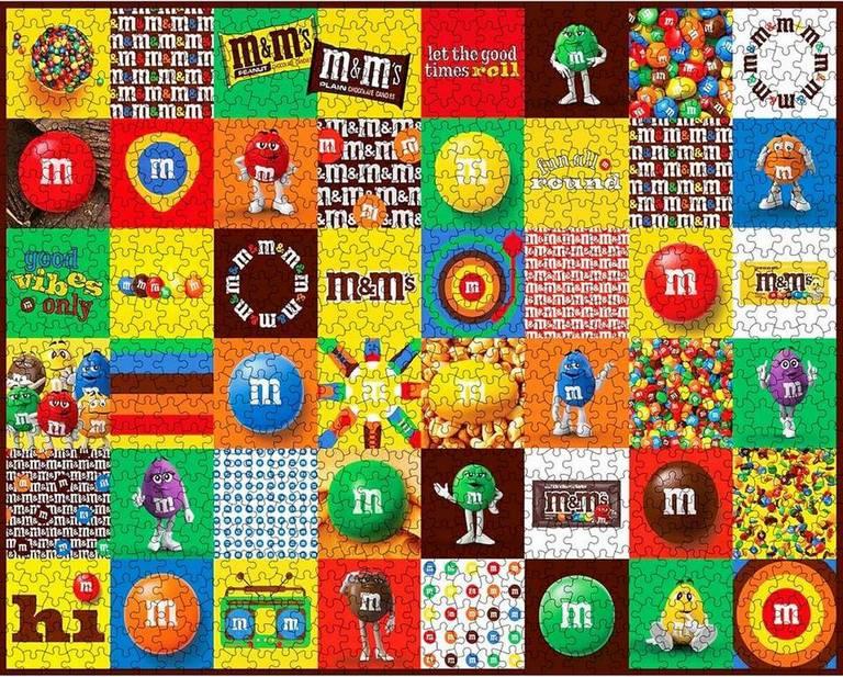 White Mountain M&M'S Fun, 1000-piece jigsaw puzzle