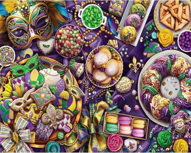 White Mountain Mardi Gras, 1000-piece jigsaw puzzle