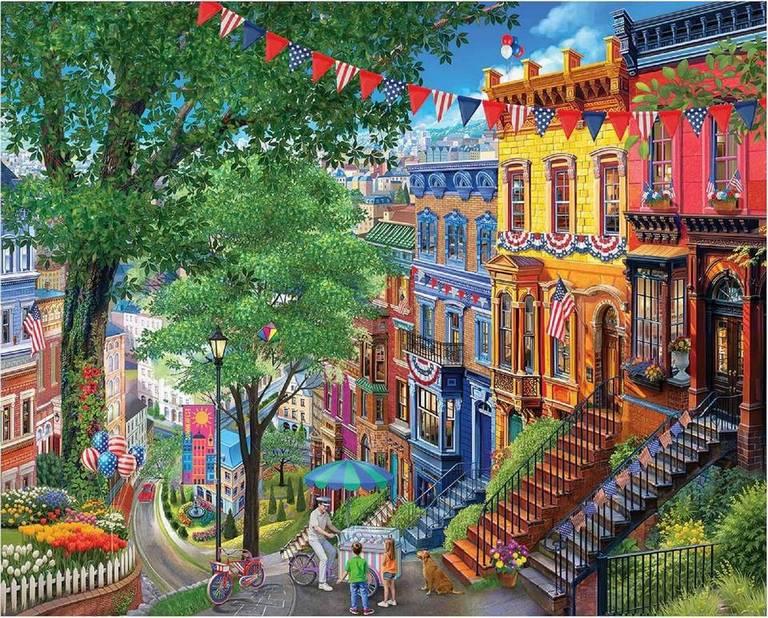 White Mountain Summer In The City, 1000-piece jigsaw puzzle
