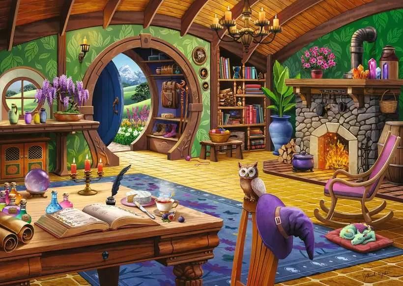 Ravensburger Charmed Cottage, 1000-piece jigsaw puzzle