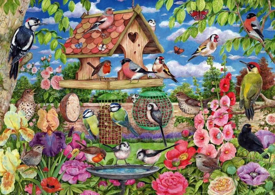 Ravensburger A Birds Banquet, 1000-piece jigsaw puzzle