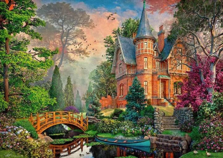 Ravensburger Terracotta Mansion, 1000-piece jigsaw puzzle