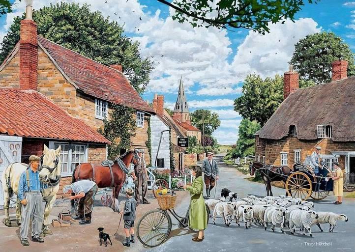 Ravensburger The Village Farrier, 1000-piece jigsaw puzzle