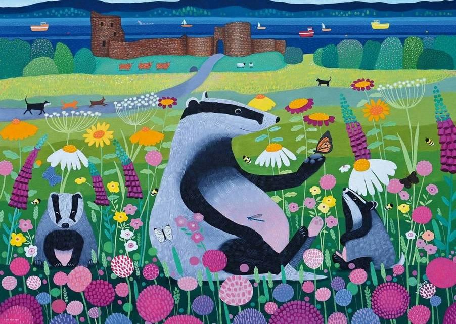 Ravensburger Meadow Mischief, 1000-piece jigsaw puzzle