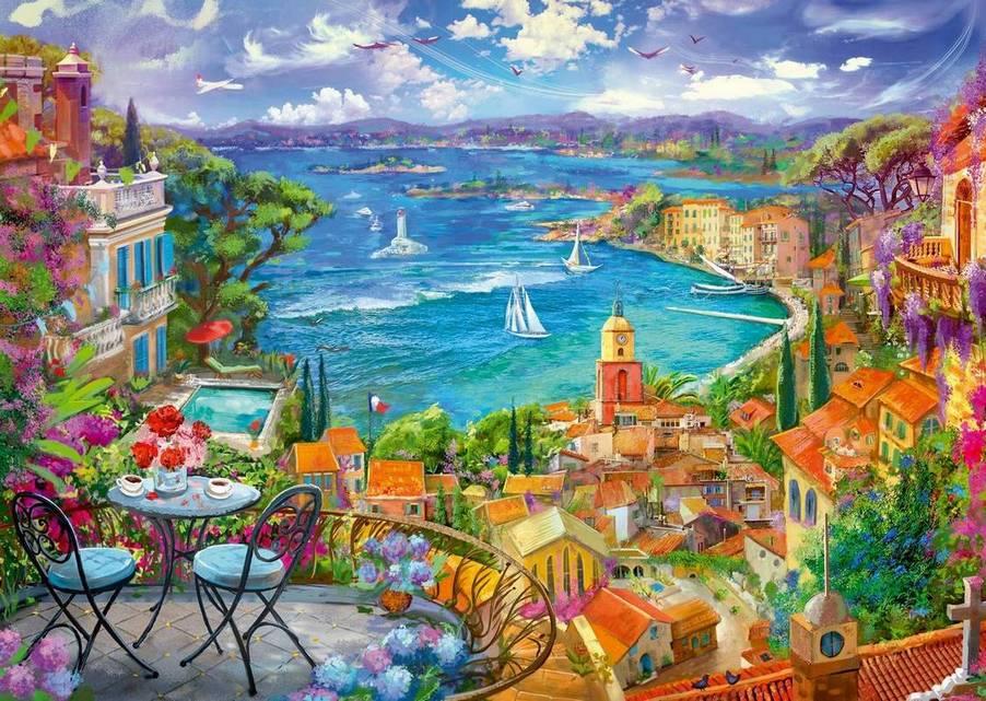 Ravensburger St.Tropez, 1000-piece jigsaw puzzle