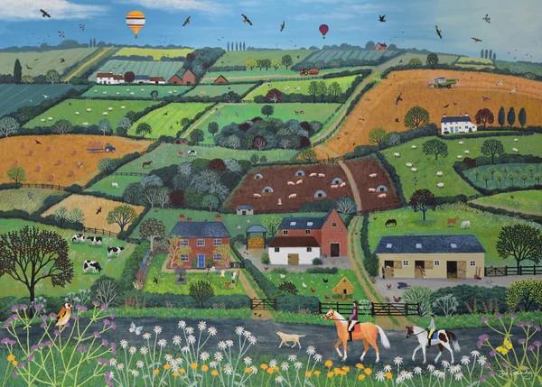 Otter House Farm Fields, 1000-piece jigsaw puzzle