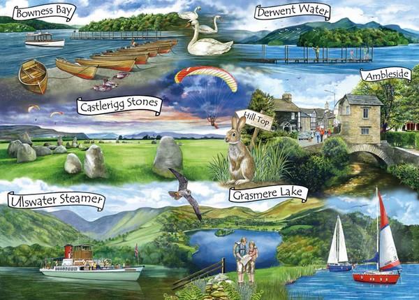 Otter House Lake District, 1000-piece jigsaw puzzle