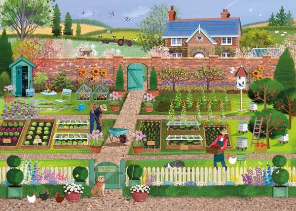Otter House - The Kitchen Garden - 1000 Piece Jigsaw Puzzle
