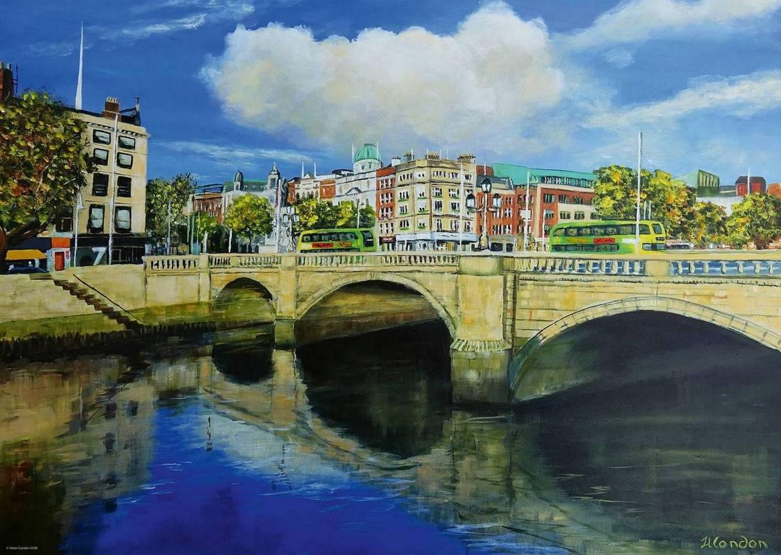 Ravensburger O'Connell Bridge Ireland, 1000-piece jigsaw puzzle