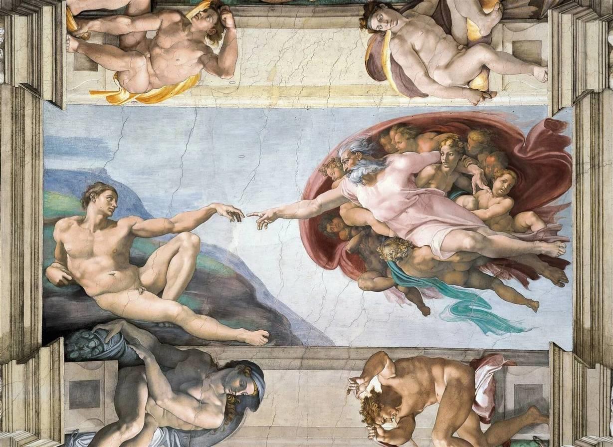 Clementoni - Museum Vaticani - The Creation Of Ma Compact - 1500 Piece Jigsaw Puzzle