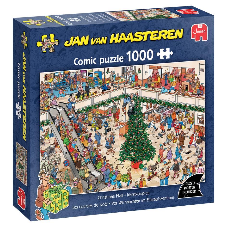 Jan Van Haasteren - Christmas Mall - 1000 Piece Jigsaw Puzzle