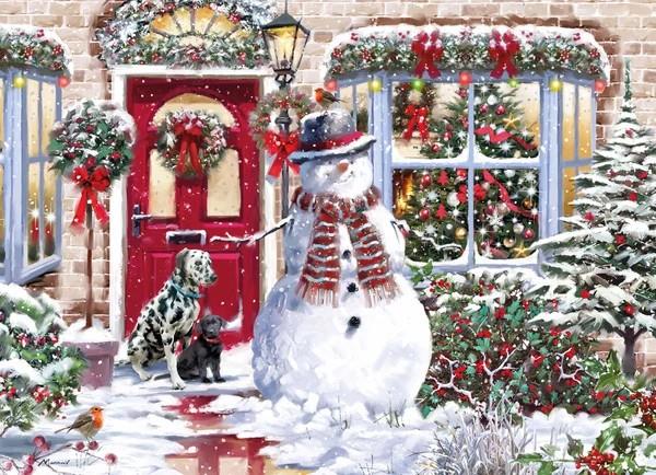 Otter House - The Snowman - Advent Calendar - 1000 Piece Jigsaw Puzzle