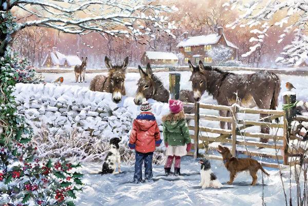 Otter House - Donkey Friends - 500 Piece Jigsaw Puzzle