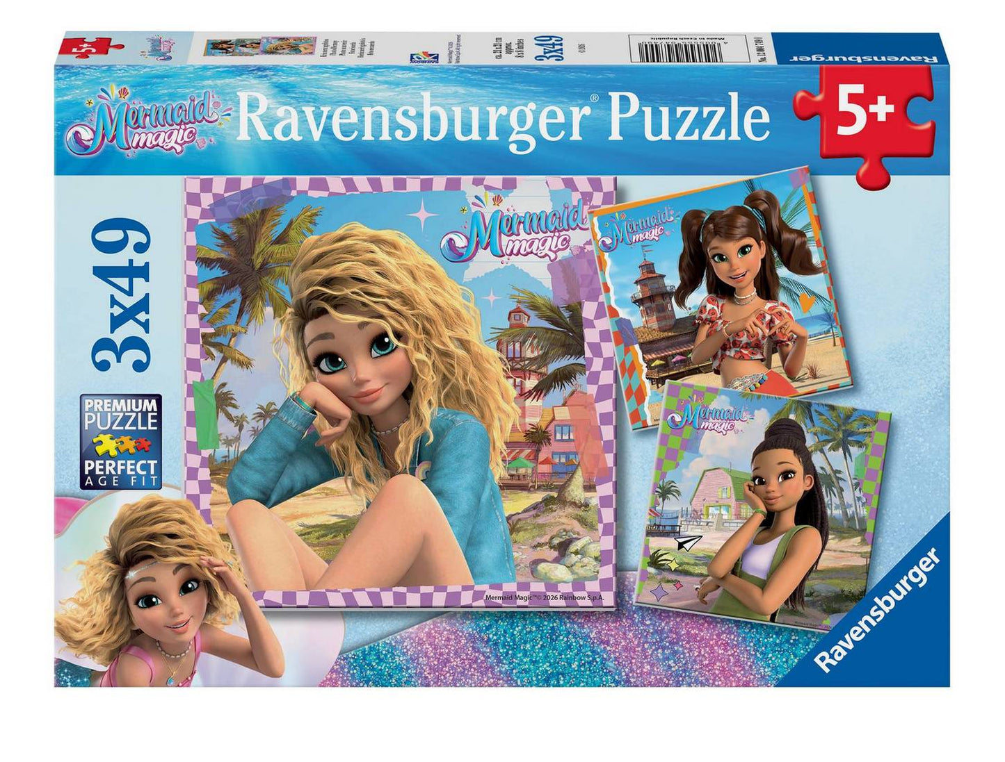 Ravensburger - Mermaid Magic - 3 x 49 Piece Jigsaw Puzzle