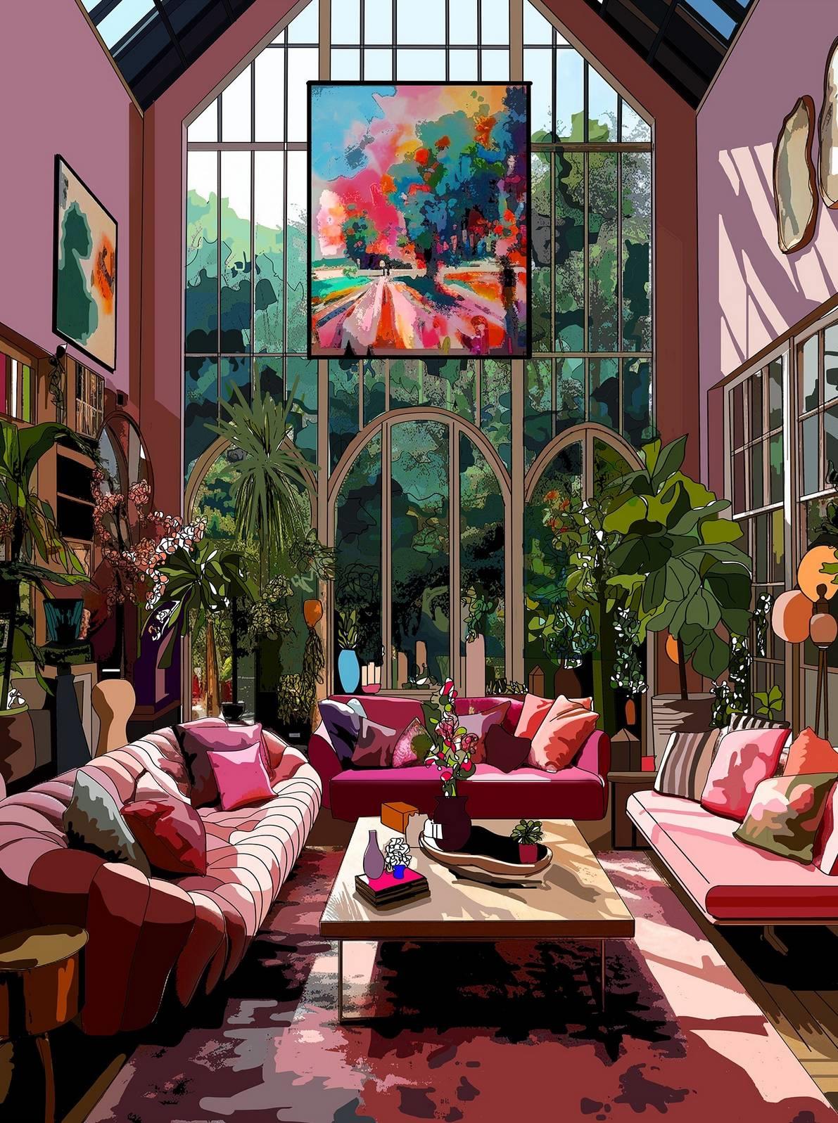 House of Puzzles - Miami Living - 1000 Piece Jigsaw Puzzle