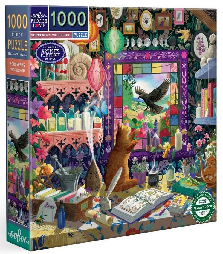Eeboo - Sorcerers Workshop - 1000 Piece Jigsaw Puzzle