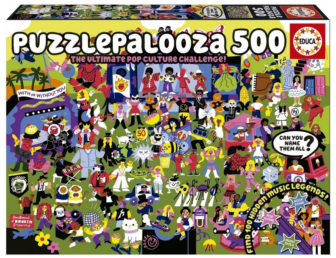 Educa - Puzzlepalooza - 500 Piece Jigsaw Puzzle