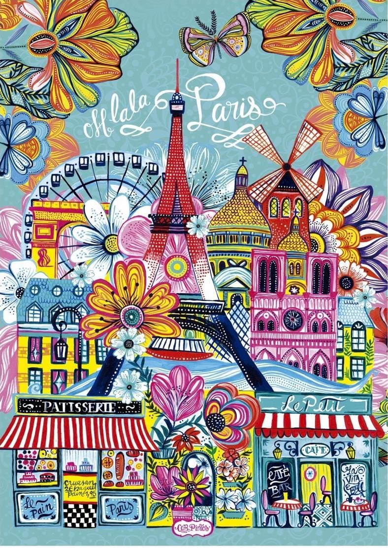 Educa - Paris By Car - 1000 Piece Jigsaw Puzzle