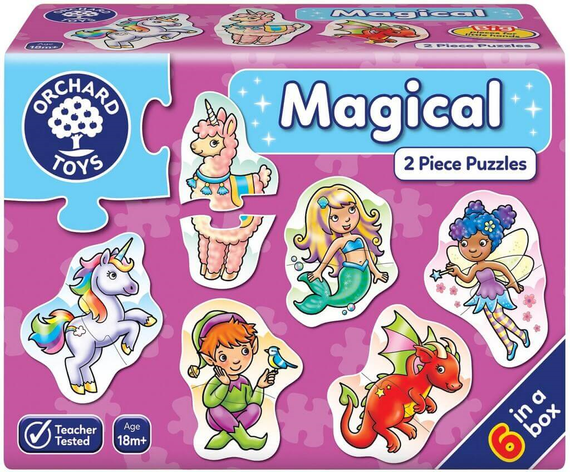 Orchard Toys Magical 2 Piece Puzzles Jigsaw Puzzle The Yorkshire Jigsaw Store
