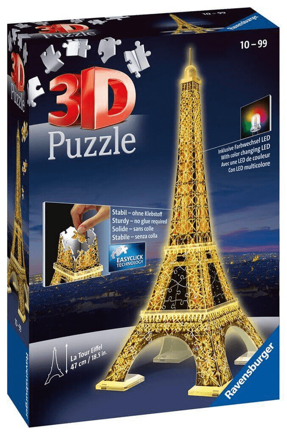 Tour Eiffel Puzzle 3D Night Edition Ravensburger 