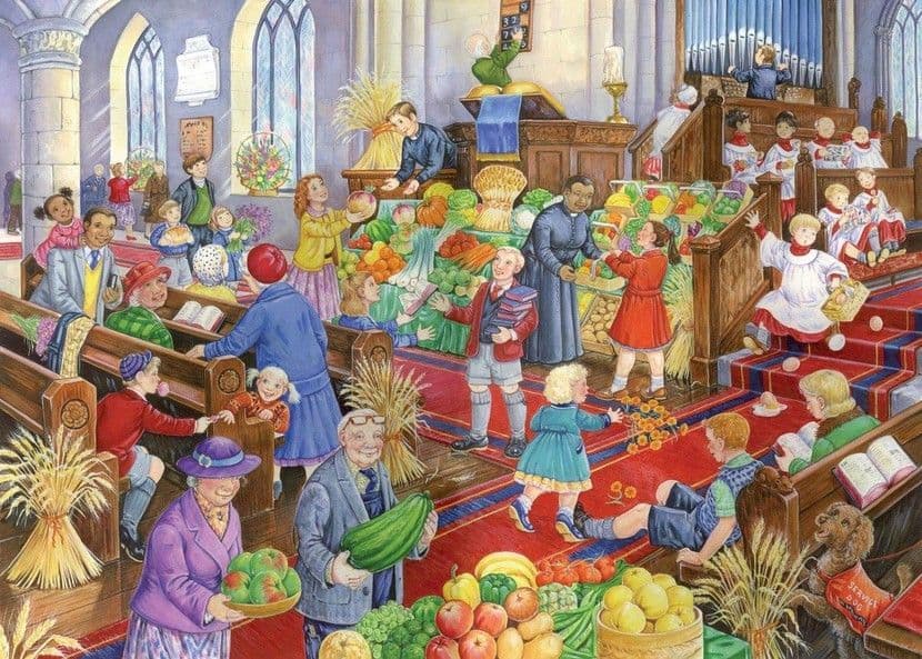 House of Puzzles - Harvest Festival - 500 Piece Jigsaw Puzzle