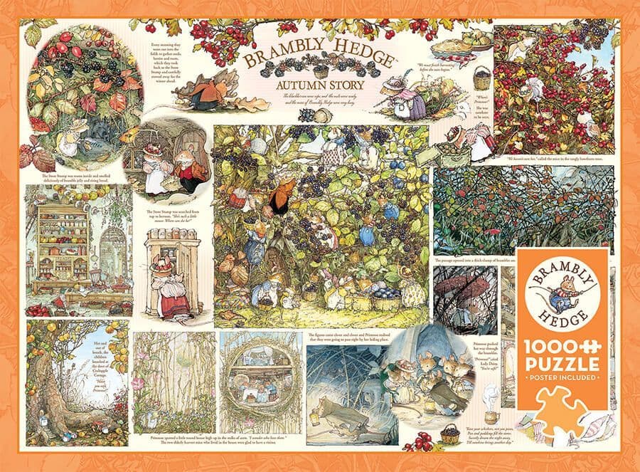 Cobble Hill - Brambly Hedge Autumn Story - 1000 Piece Jigsaw Puzzle