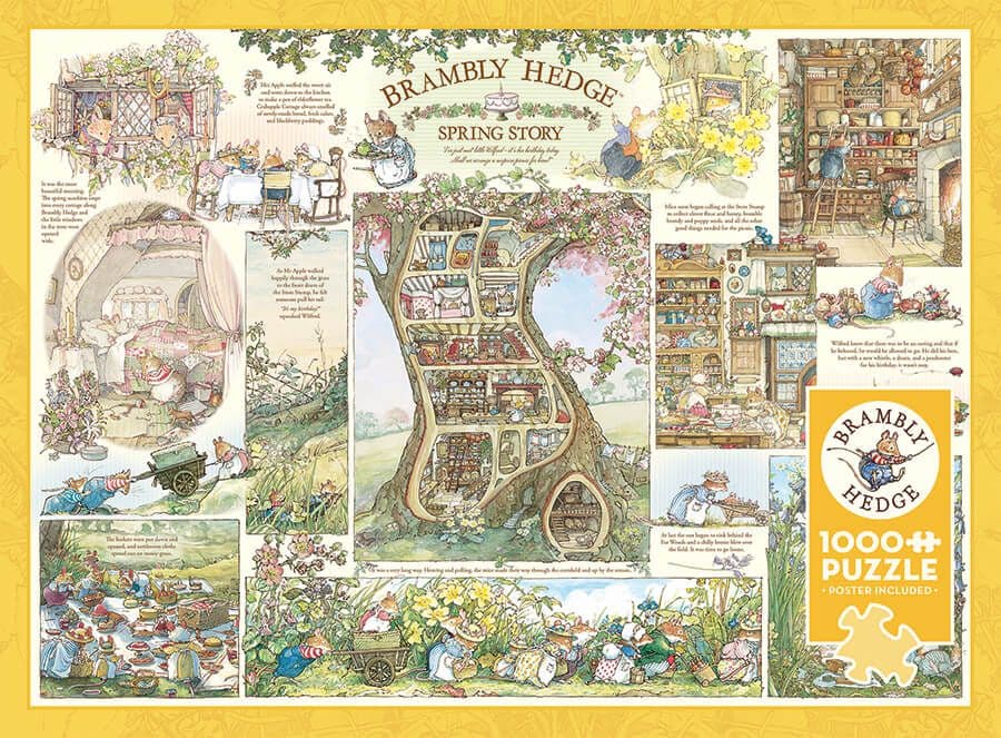 Cobble Hill - Brambly Hedge Spring Story - 1000 Piece Jigsaw Puzzle