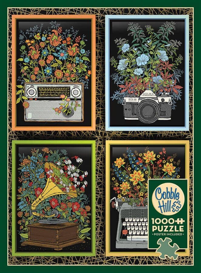 Cobble Hill - Floral Objects - 1000 Piece Jigsaw Puzzle